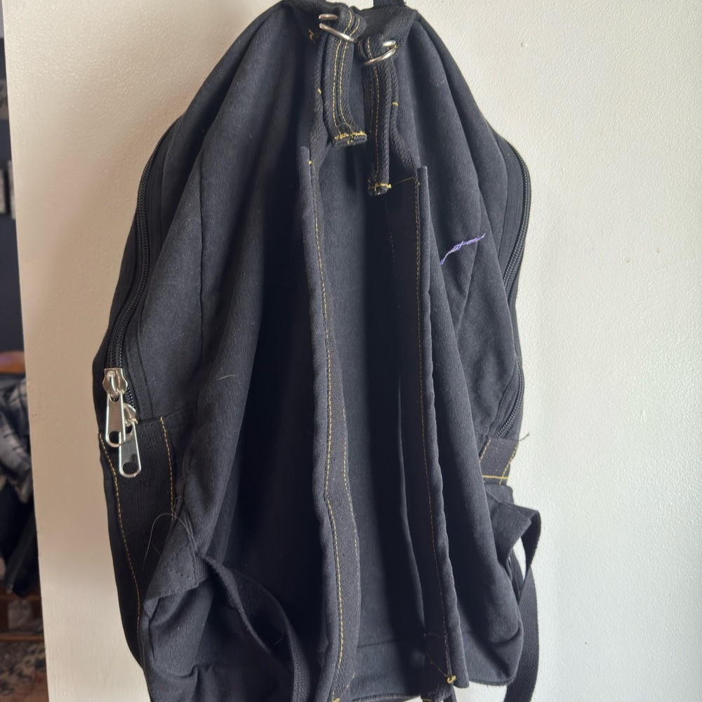 Navy Flight Canvas Backpack - Picture 4 of 8